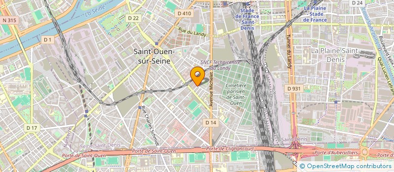 localisation de l'entreprise MONSIEUR BASTIEN DOREMUS à SAINT-OUEN-SUR-SEINE