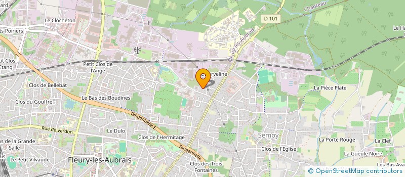 localisation de l'entreprise MONSIEUR BASTIEN DOS SANTOS à FLEURY-LES-AUBRAIS