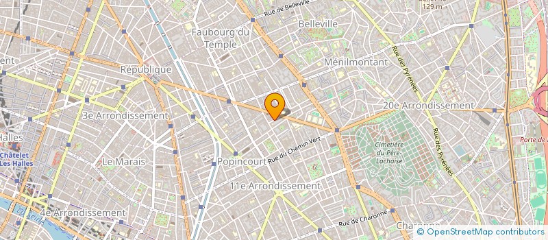 localisation de l'entreprise MONSIEUR BASTIEN DOUTRELEAU  PARIS