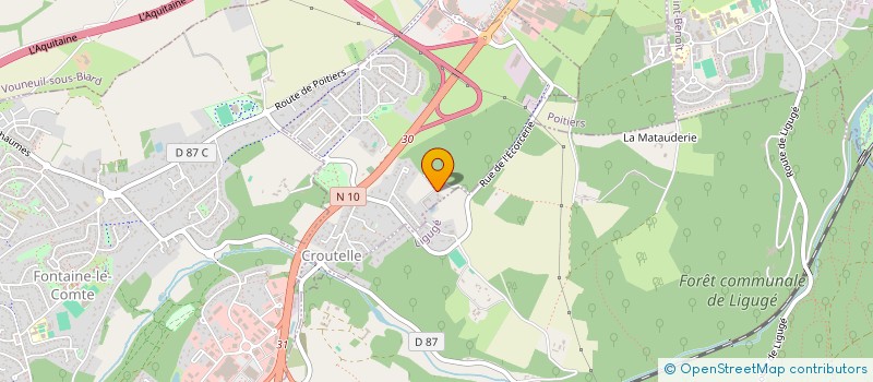 localisation de l'entreprise MONSIEUR BASTIEN DUBOSC  ITEUIL