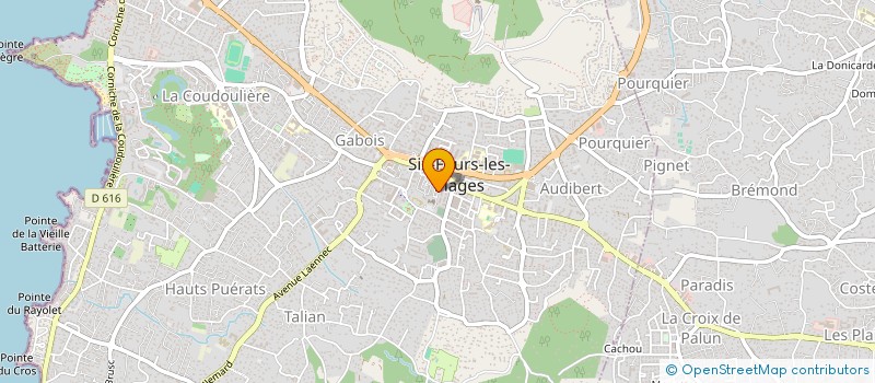 localisation de l'entreprise MONSIEUR BASTIEN DUCURTIL à SIX-FOURS-LES-PLAGES