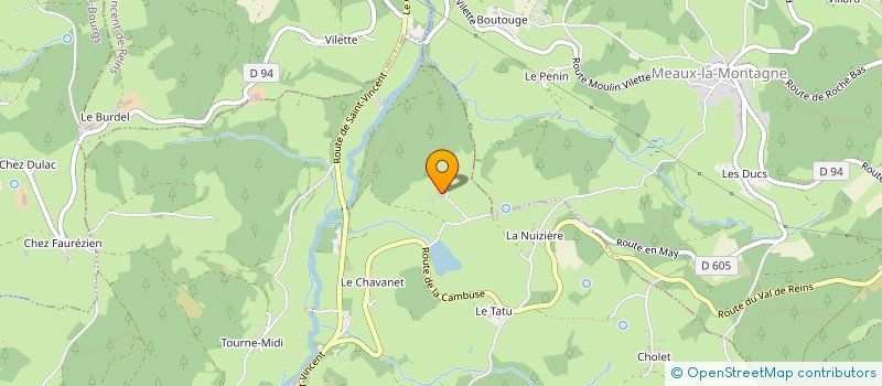 localisation de l'entreprise MONSIEUR BASTIEN DUFAU  CUBLIZE