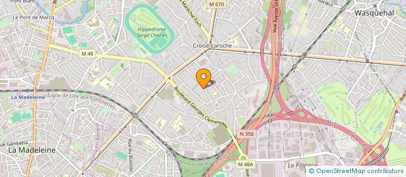 localisation de l'entreprise MONSIEUR BASTIEN DUHOT à MARCQ-EN-BARŒUL