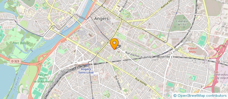 localisation de l'entreprise MONSIEUR BASTIEN DUPONT à ANGERS