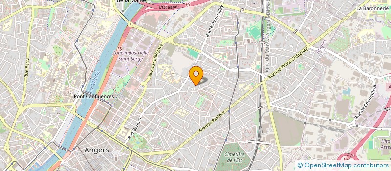 localisation de l'entreprise MONSIEUR BASTIEN DUPONT à ANGERS