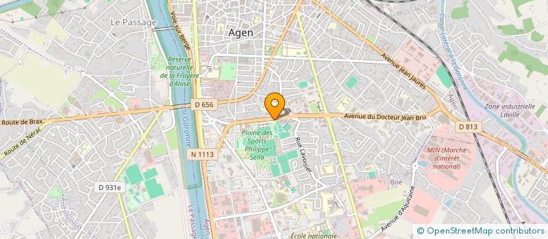 localisation de l'entreprise MONSIEUR BASTIEN DUROU  AGEN