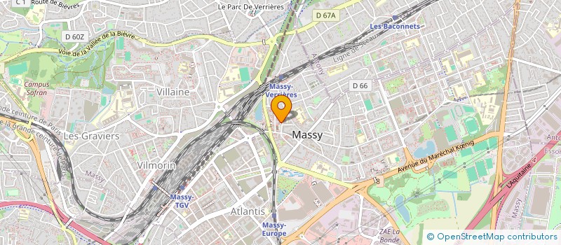 localisation de l'entreprise MONSIEUR BASTIEN EDERHY  MASSY