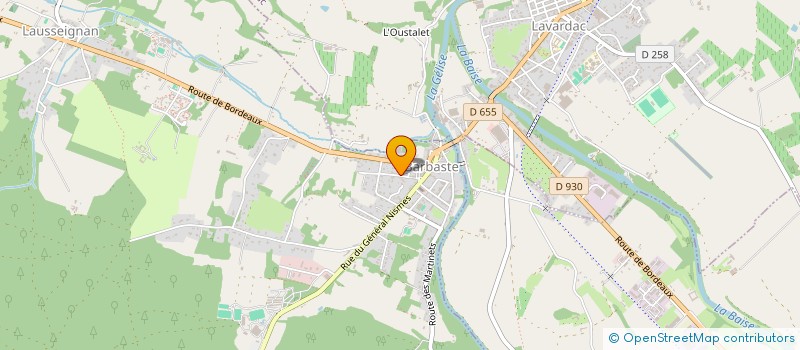 localisation de l'entreprise MONSIEUR BASTIEN EMERIAU  BARBASTE