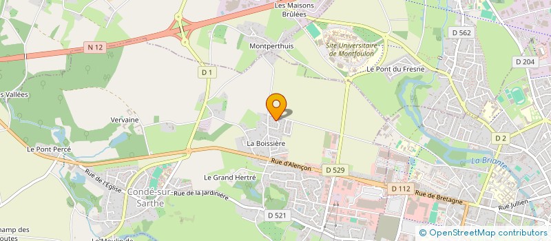 localisation de l'entreprise MONSIEUR BASTIEN EMON à CONDE SUR SARTHE