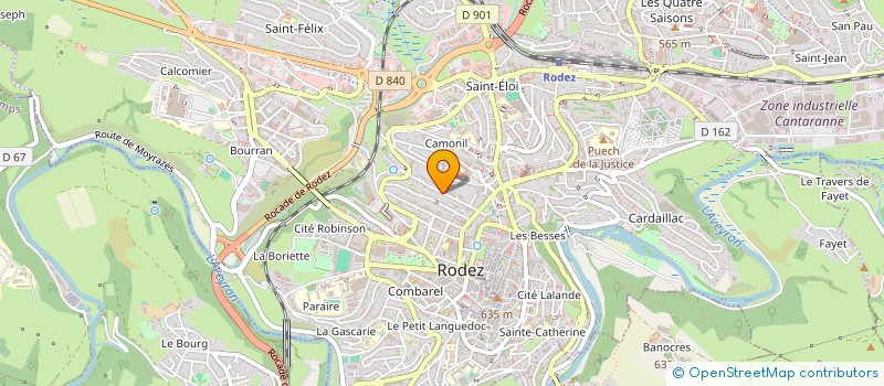 localisation de l'entreprise MONSIEUR BASTIEN ENJALBERT à RODEZ