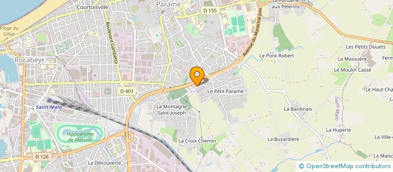localisation de l'entreprise MONSIEUR BASTIEN FAGOT à SAINT-MALO