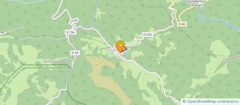 localisation de l'entreprise MONSIEUR BASTIEN FALCOU  BELCASTEL ET BUC