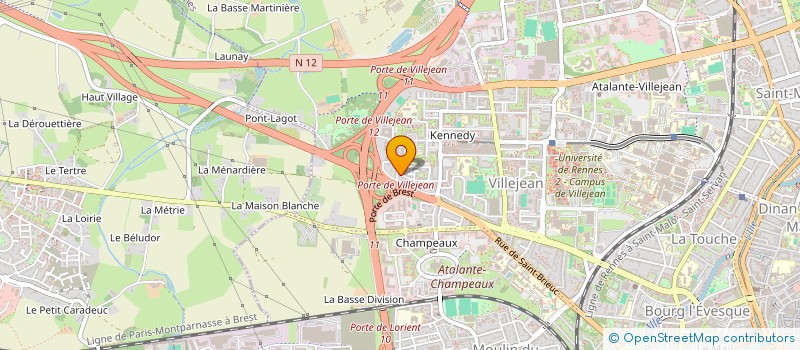 localisation de l'entreprise MONSIEUR BASTIEN FANTESINI  RENNES