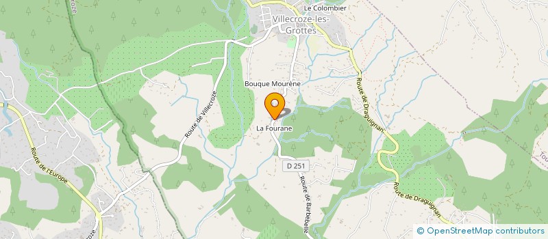 localisation de l'entreprise MONSIEUR BASTIEN FAVIER  VILLECROZE