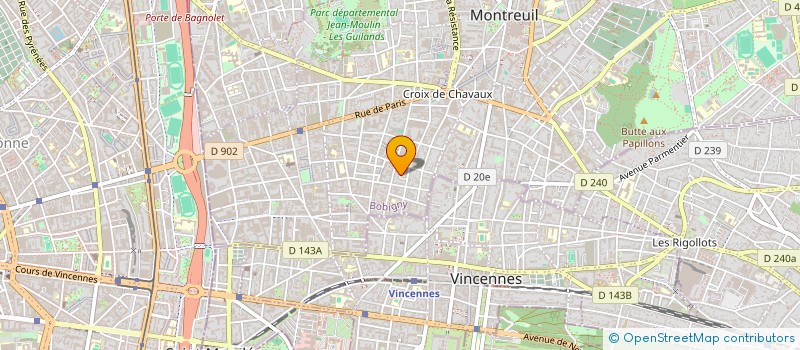 localisation de l'entreprise MONSIEUR BASTIEN FAVRE-BULLE à MONTREUIL