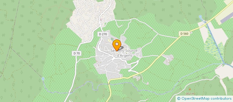 localisation de l'entreprise MONSIEUR BASTIEN FENIOU  SEILLONS SOURCE D'ARGENS