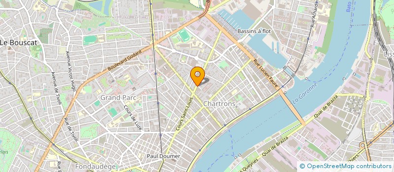 localisation de l'entreprise MONSIEUR BASTIEN FERREOL  BORDEAUX