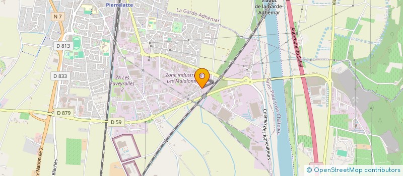 localisation de l'entreprise MONSIEUR BASTIEN FERRER  PIERRELATTE