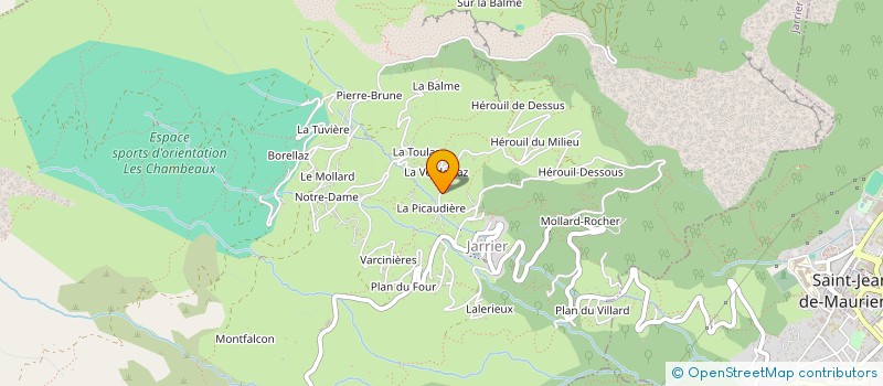 localisation de l'entreprise MONSIEUR BASTIEN FLAMMIER  JARRIER