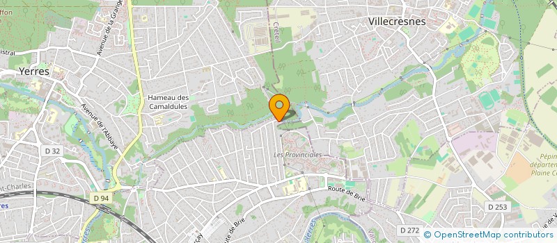 localisation de l'entreprise MONSIEUR BASTIEN FLEURET  BRUNOY