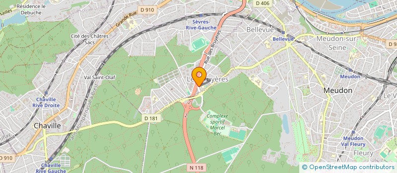 localisation de l'entreprise MONSIEUR BASTIEN FOLLIOT à SEVRES