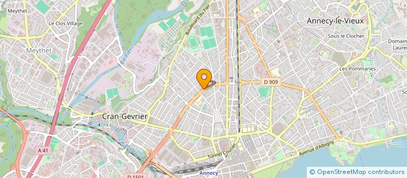 localisation de l'entreprise MONSIEUR BASTIEN FORTIN à ANNECY