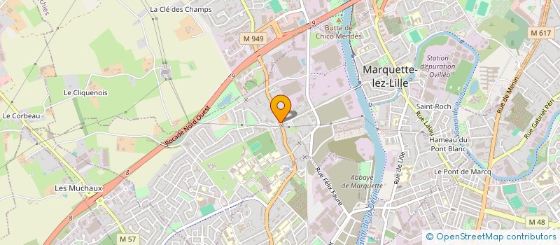 localisation de l'entreprise MONSIEUR BASTIEN FOUCART  MARQUETTE-LEZ-LILLE