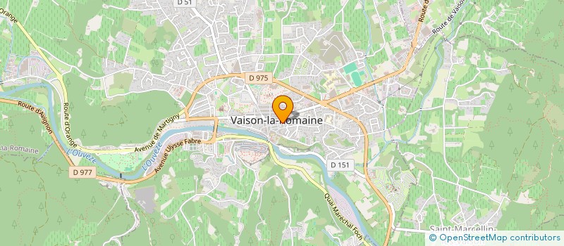 localisation de l'entreprise MONSIEUR BASTIEN FOUQUART à VAISON-LA-ROMAINE
