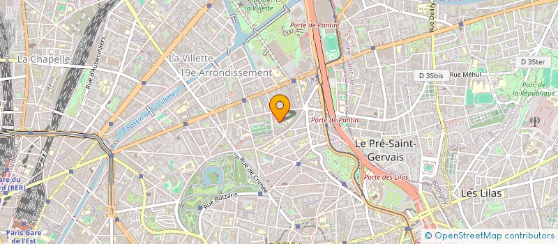 localisation de l'entreprise MONSIEUR BASTIEN FOURNILLIER  PARIS