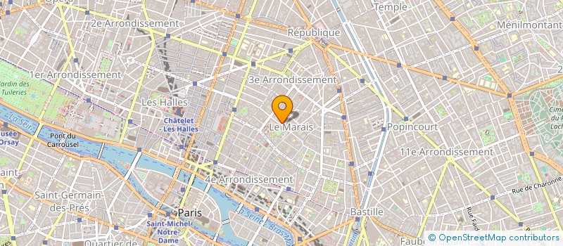 localisation de l'entreprise MONSIEUR BASTIEN FRANCOIS  PARIS