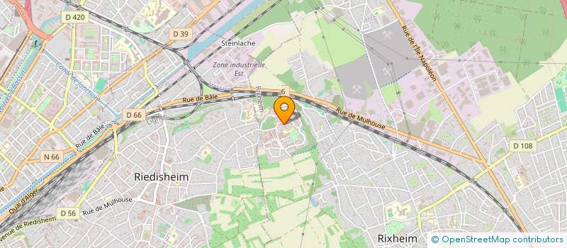 localisation de l'entreprise MONSIEUR BASTIEN FRITZ  RIXHEIM