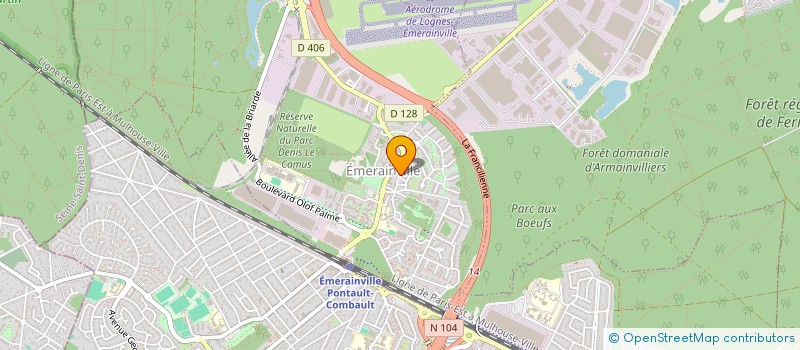 localisation de l'entreprise MONSIEUR BASTIEN FROMONT  EMERAINVILLE