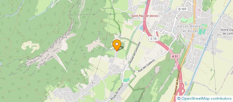 localisation de l'entreprise MONSIEUR BASTIEN FUGIER  SAINT-PAUL-DE-VARCES