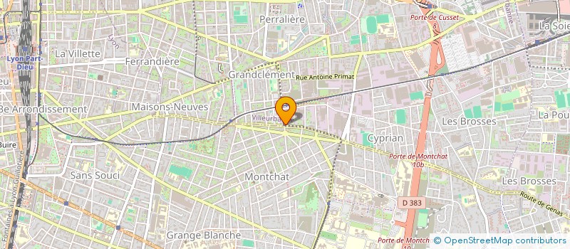 localisation de l'entreprise MONSIEUR BASTIEN GALO  VILLEURBANNE