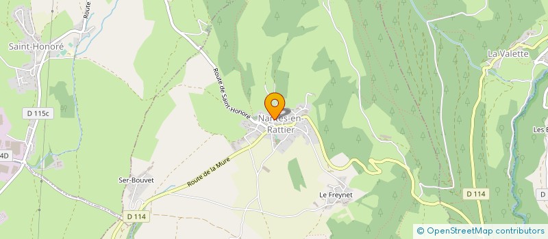 localisation de l'entreprise MONSIEUR BASTIEN GAMMARIELLO  LA MURE