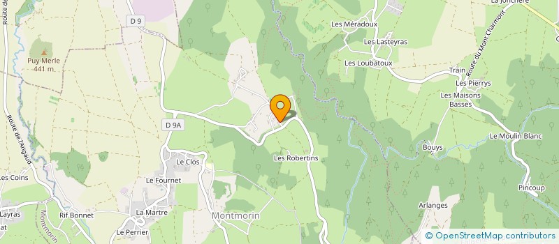 localisation de l'entreprise MONSIEUR BASTIEN GARBERI  MONTMORIN