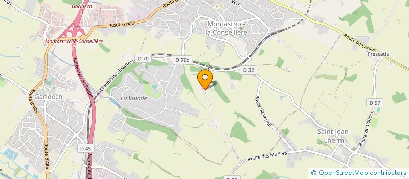 localisation de l'entreprise MONSIEUR BASTIEN GARCIA  MONTASTRUC-LA-CONSEILLERE