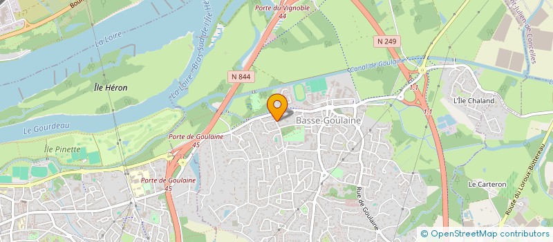 localisation de l'entreprise MONSIEUR BASTIEN GAUFRIAUD  BASSE-GOULAINE