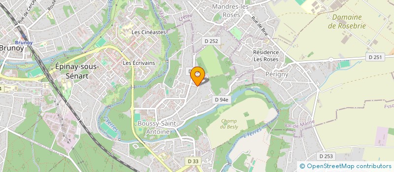 localisation de l'entreprise MONSIEUR BASTIEN GAULIER  BOUSSY-SAINT-ANTOINE