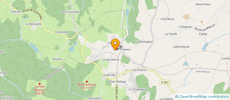 localisation de l'entreprise MONSIEUR BASTIEN GAURAZ  MAUZUN