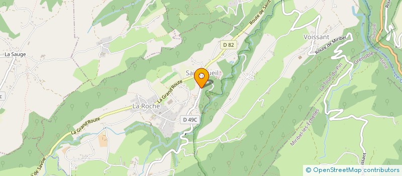 localisation de l'entreprise MONSIEUR BASTIEN GAVIOT  SAINT-BUEIL