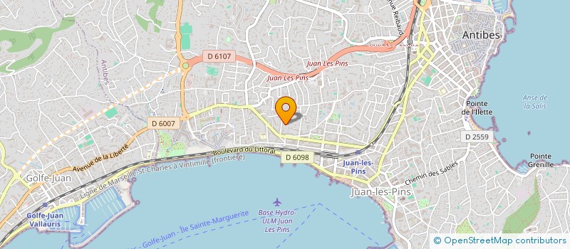 localisation de l'entreprise MONSIEUR BASTIEN GENEUIL à ANTIBES