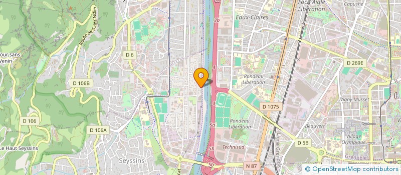 localisation de l'entreprise MONSIEUR BASTIEN GIMENEZ à SEYSSINS