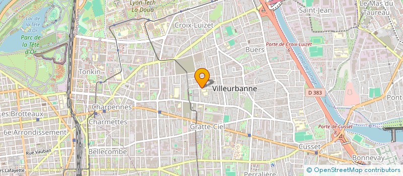 localisation de l'entreprise MONSIEUR BASTIEN GINET  VILLEURBANNE