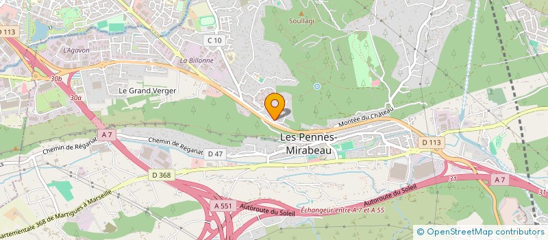 localisation de l'entreprise MONSIEUR BASTIEN GIORDANO à LES PENNES-MIRABEAU