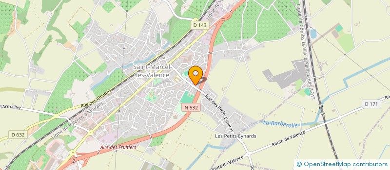 localisation de l'entreprise MONSIEUR BASTIEN GIRAUD à SAINT-MARCEL-LES-VALENCE