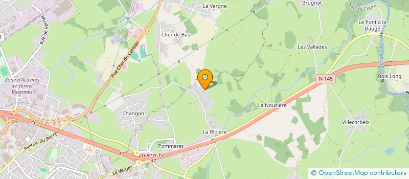 localisation de l'entreprise MONSIEUR BASTIEN GLOMOT à SAINTE-FEYRE