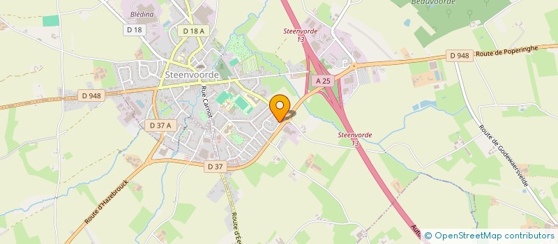 localisation de l'entreprise MONSIEUR BASTIEN GODEFROY à STEENVOORDE