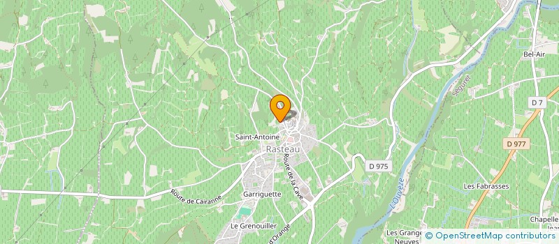 localisation de l'entreprise MONSIEUR BASTIEN GOICHOT  RASTEAU