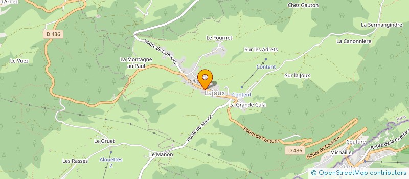 localisation de l'entreprise MONSIEUR BASTIEN GOUDESEUNE à LAJOUX